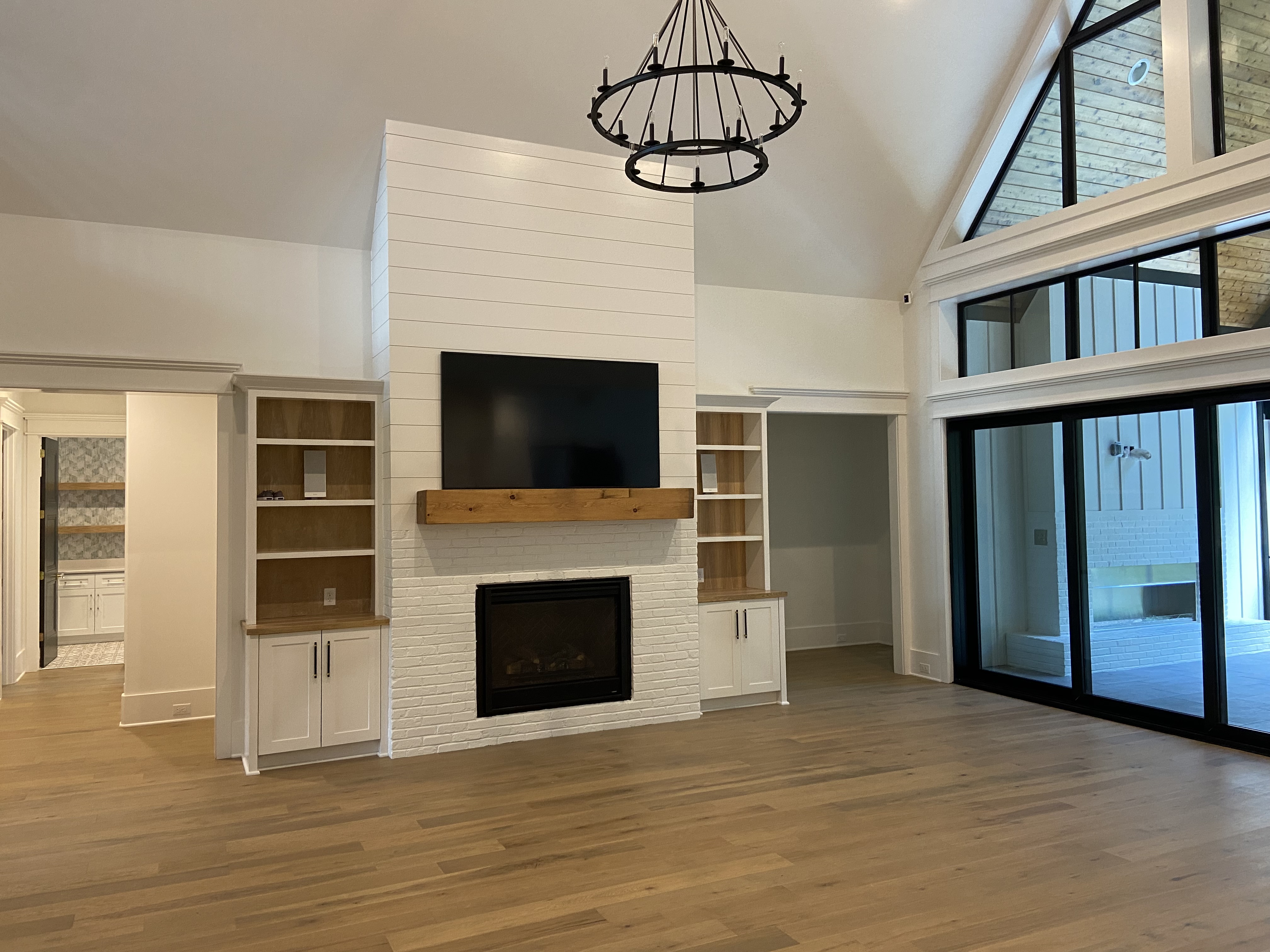 Luxury living room AV installation Raleigh